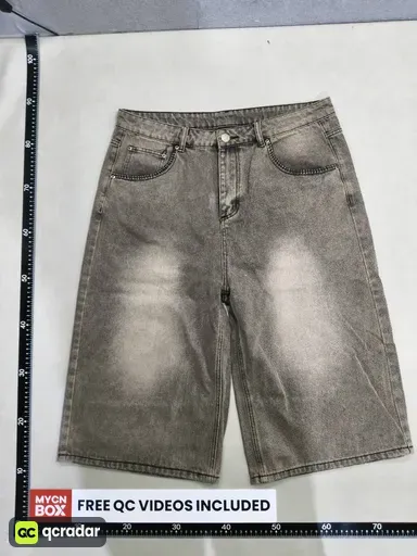 027 masked goddess embroidered shorts (earth)