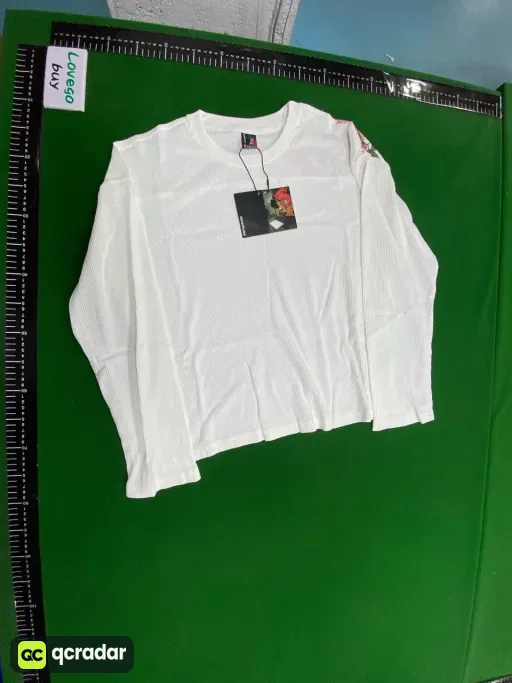 001 sakura waffle long sleeve (white)