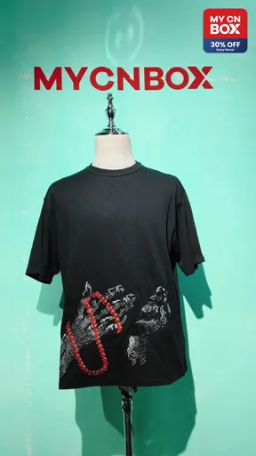 118-yasmin embroidered short sleeves (black)