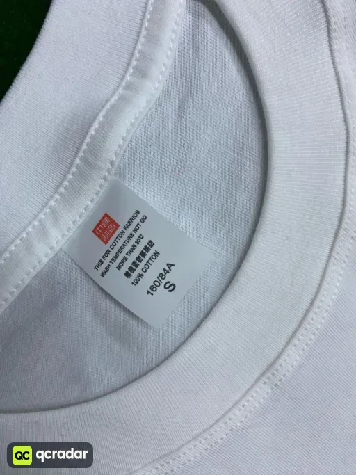 White letters