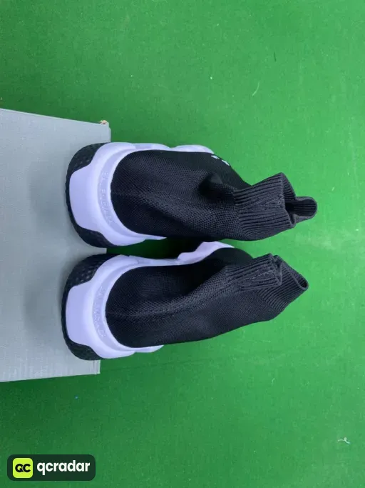 Bl socks and shoes - black and white with black bottom