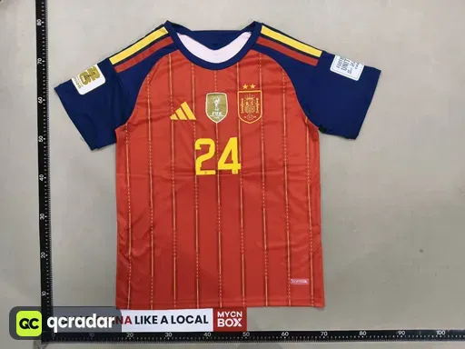 2627 spain home jersey #24