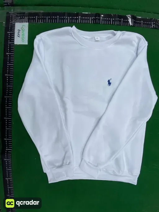 Round neck white green label