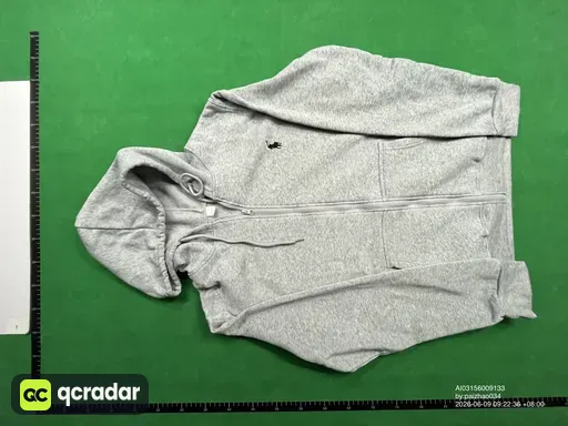 拉链灰色黑标