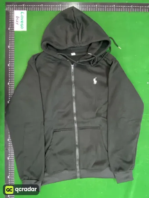 Zipper black white label