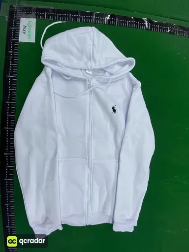 拉链白色黑标