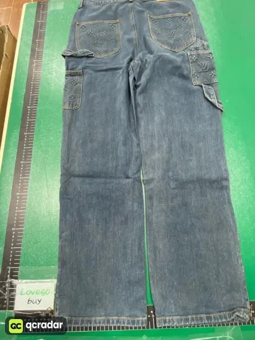 Blue trousers