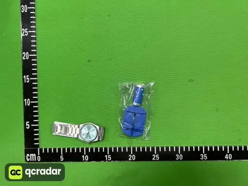 普通机械格冰蓝色