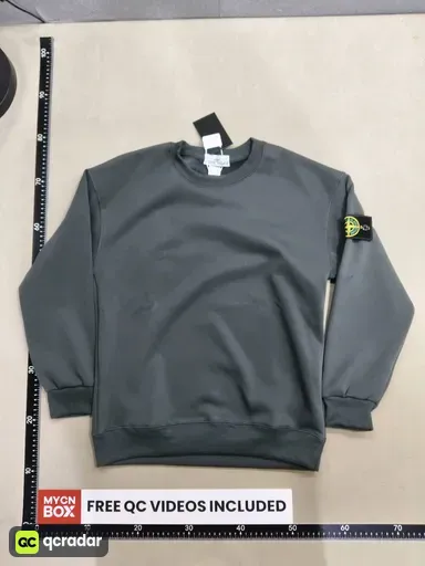 812 round neck dark gray plus velvet