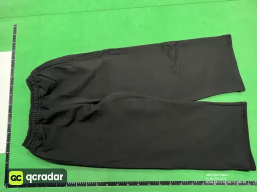 黑色卫裤(black sweatpants) fabric washing