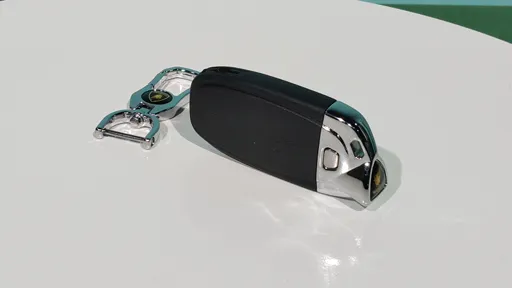 Lamborghini Key with Circuit Board and Open Teeth Comes with Keychain