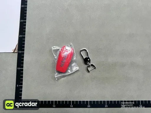 新款法拉利钥匙带电路板开齿送钥匙扣