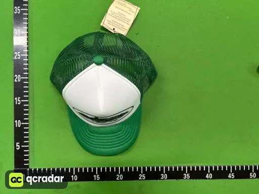 白绿拼接 邮轮鸭舌么