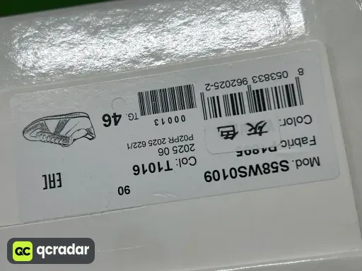 尺码:46男码