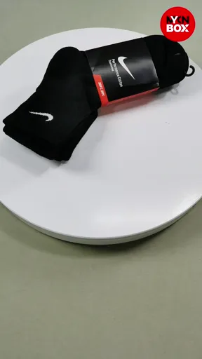 Black 3 Pairs Towel Towel Socks Short