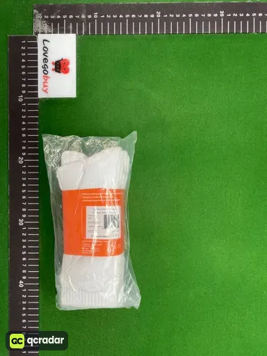 白色 3双装 毛巾 towel 短袜short
