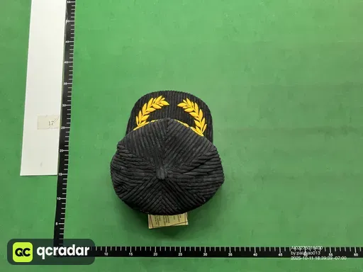 CO 灯芯绒 黑色鸭舌帽