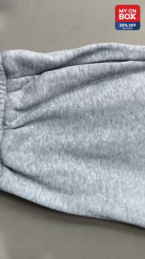 Middle Flower Gray Sweatpants