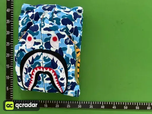 BH18 - Bp ABC Camo Shark Full Zip Hoodie Blue