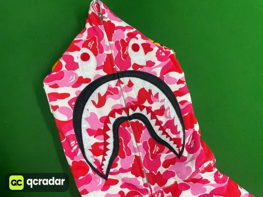 BH20 - Bp ABC Camo Shark Full Zip Hoodie Pink