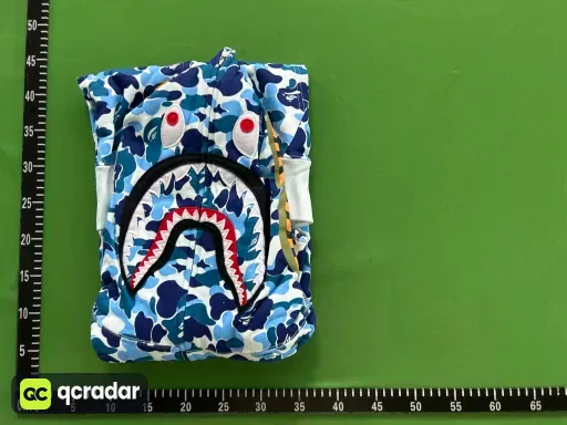 BH18 - Bp ABC Camo Shark Full Zip Hoodie Blue