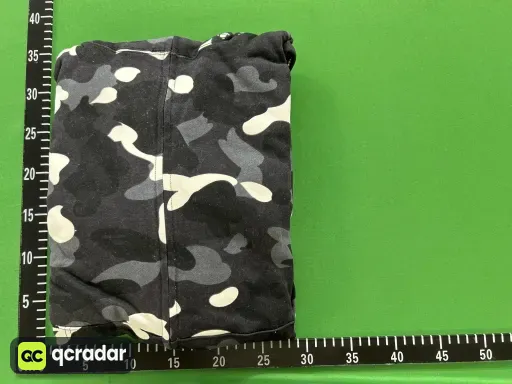 BH02 - Bp City Camo Shark Full Zip Hoodie Black