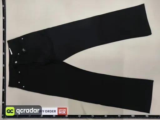 Pure Black Bootcut Raw Cow