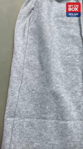 Gray Print, Bound Edge, Terry Cloth