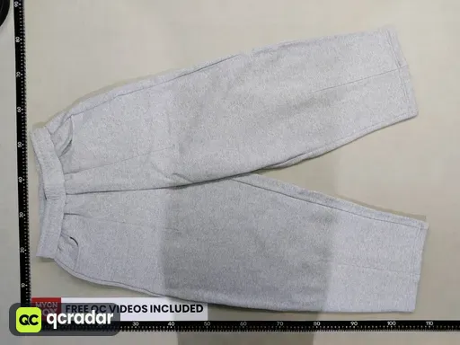 Flower Gray Straight Sweatpants