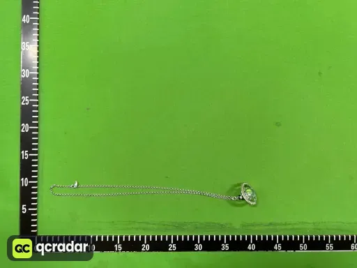 透明白星球项链