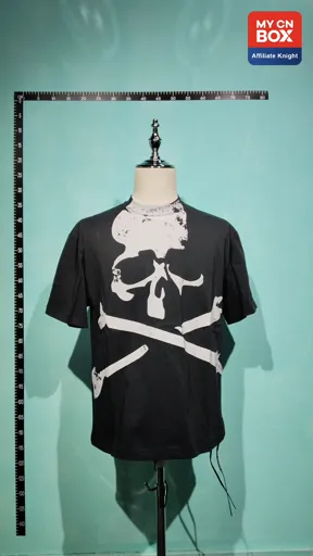 Black [White Skull Print]