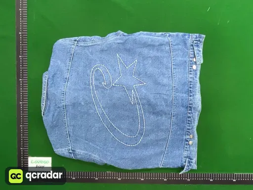 Sailboat (Washed Blue) Denim Jacket