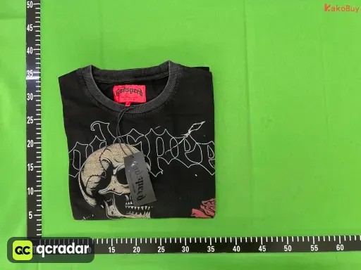 GST11 Godspeed Valentine Black Tee
