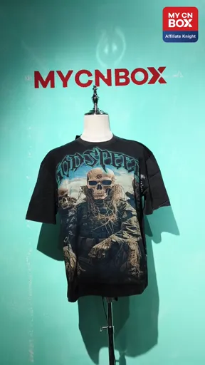 Gst07 Godspeed Squadron Skeleton Black T-Shirt