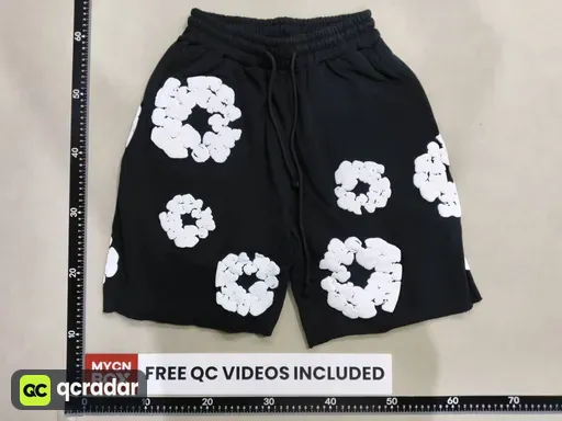 Real Photos of Black and White Shorts