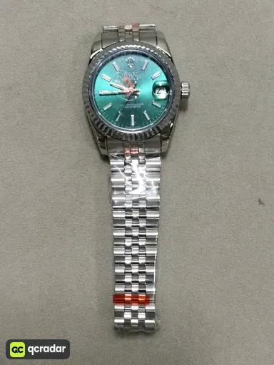 Silver Case Green Dial · Five-Link Steel Bracelet