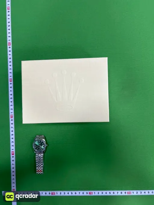 尺码:银壳绿盘·五珠钢带