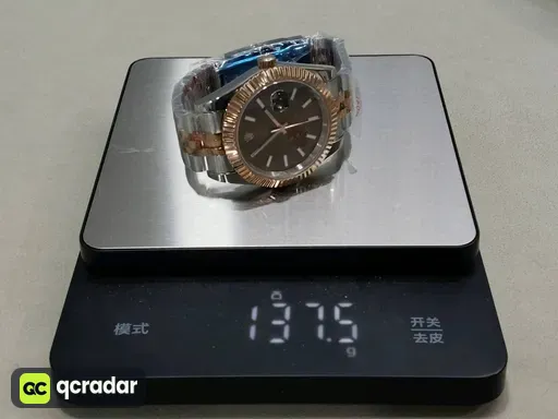 Two-Tone Rose Gold Coffee Dial · Five-Link Strap