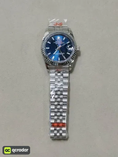 Silver Case Blue Dial · Five-Link Strap