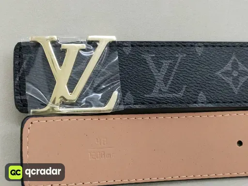 Black Floral Gold Buckle