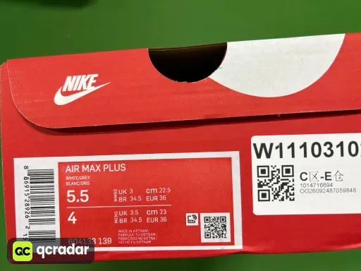 尺码:36＝Us4