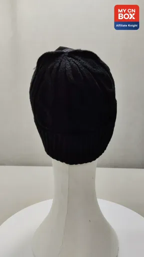 041 # Black Embroidered White Horse