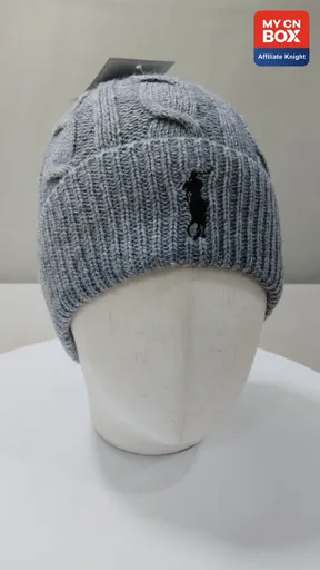 041 # Grey Embroidered Black Horse