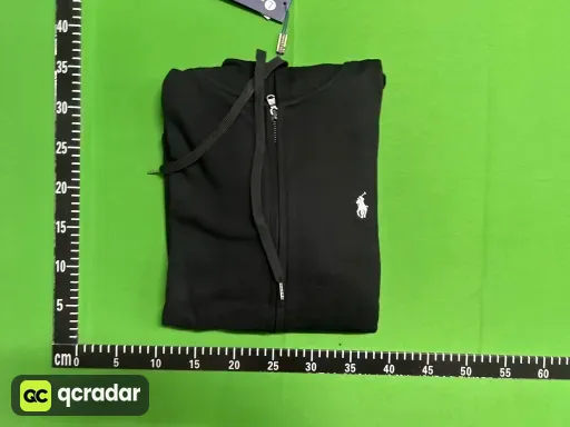 Hoodies black(white logo)zipper