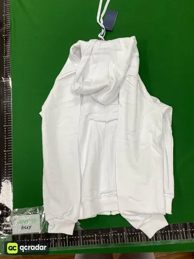 Hoodies white zipper