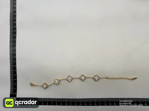 13mm-白色四叶草