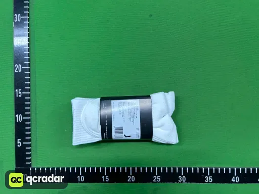 3双装白色高筒毛巾底