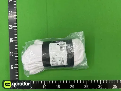 白色中筒毛巾底