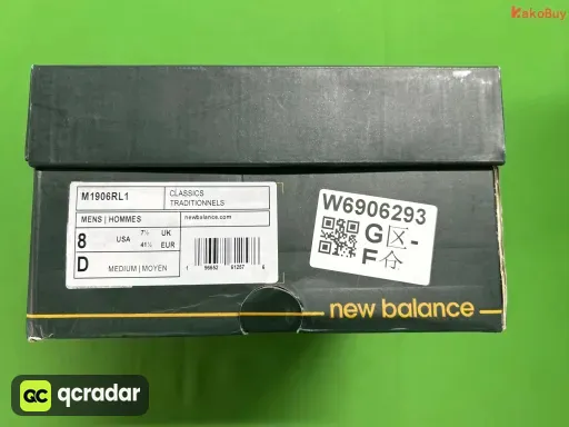 款式配色:NB M1906RL1白绿