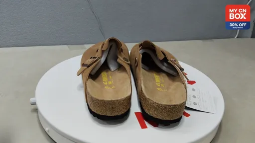 Birkenstock Toe Loop Slides - Maroon